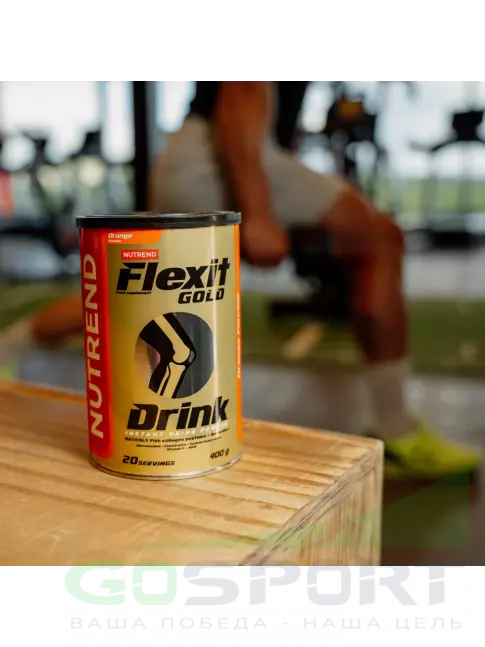 Комплекс хондропротекторов NUTREND Flexit Gold Drink 2 x 400 г, Яблоко Комплекс хондропротекторов NUTREND Flexit Gold Drink 2 x 400 г, Яблоко