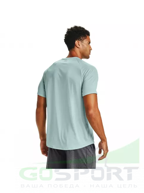 Футболка Under Armour Футболка Tech 2.0 SS Tee Голубой, 54-56 Футболка Under Armour Футболка Tech 2.0 SS Tee Голубой, 54-56