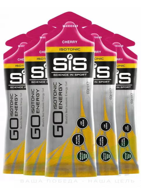 Гель питьевой SCIENCE IN SPORT (SiS) GO Isotonic Energy Gels 5 x 60 мл, Вишня Гель питьевой SCIENCE IN SPORT (SiS) GO Isotonic Energy Gels 5 x 60 мл, Вишня