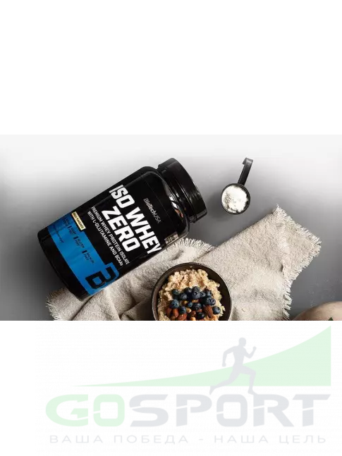 Изолят протеина BioTechUSA Iso Whey Zero 908 г, Черный бисквит Изолят протеина BioTechUSA Iso Whey Zero 908 г, Черный бисквит