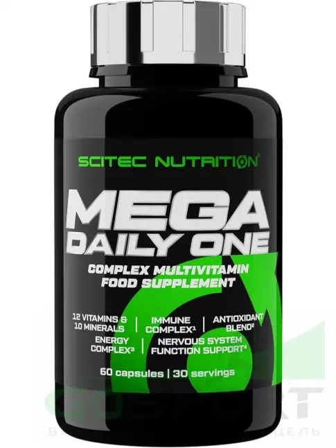 Витаминный комплекс Scitec Nutrition Mega Daily One 60 капсул Витаминный комплекс Scitec Nutrition Mega Daily One 60 капсул