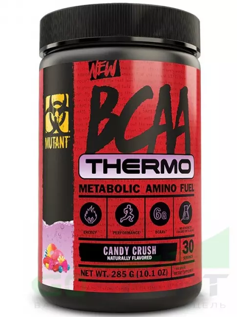 BCAA Mutant BCAA Thermo 285 г, Сахарная вата