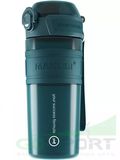 Шейкер 700 мл MAXLER Shaker Bottle Sport Edition 750 мл, Темно-зеленый Шейкер 700 мл MAXLER Shaker Bottle Sport Edition 750 мл, Темно-зеленый