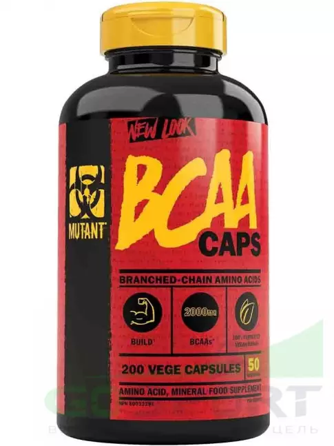 BCAA Mutant BCAA Capsules 2:1:1 200 капсул