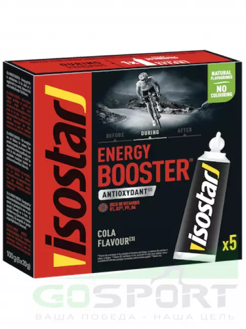 Энергетический гель питьевой Isostar GEL Energy Booster Antioxidant 1 тюбик, Кола