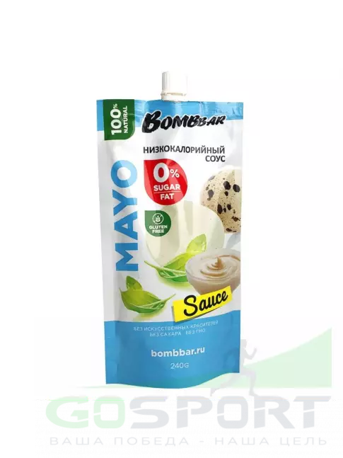Диетический продукт BombBar Соус Bombbar 240 г, Майонезный Диетический продукт BombBar Соус Bombbar 240 г, Майонезный