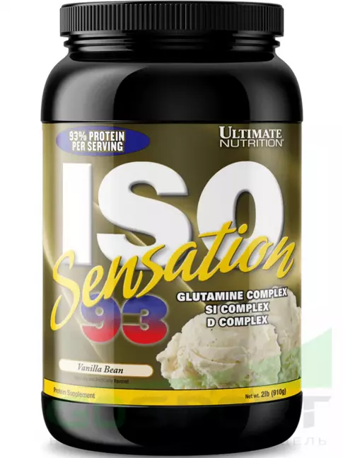 Изолят протеина Ultimate Nutrition ISO Sensation 93 910 г, Ваниль Изолят протеина Ultimate Nutrition ISO Sensation 93 910 г, Ваниль