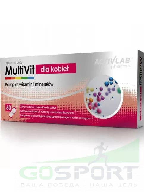 Витаминный комплекс ActivLab Multivit for her 60 капсул Витаминный комплекс ActivLab Multivit for her 60 капсул