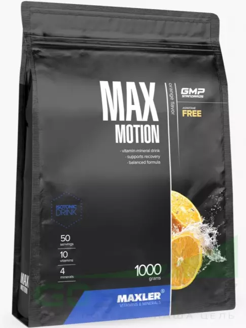 Изотоник MAXLER Max Motion 1 x 1000 г, Апельсин Изотоник MAXLER Max Motion 1 x 1000 г, Апельсин