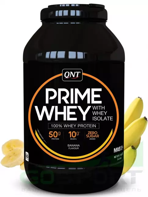 Комплексный протеин QNT PRIME WHEY 2000 г, Банан Комплексный протеин QNT PRIME WHEY 2000 г, Банан