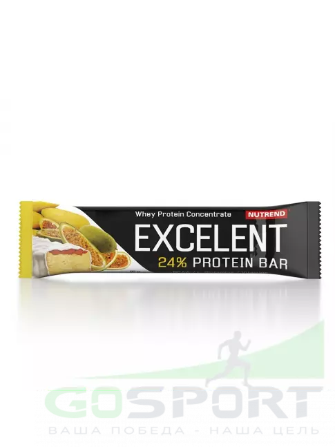 Протеиновый батончик NUTREND Excelent Protein Bar 85 г, Бразильский фрукт куруба Протеиновый батончик NUTREND Excelent Protein Bar 85 г, Бразильский фрукт куруба