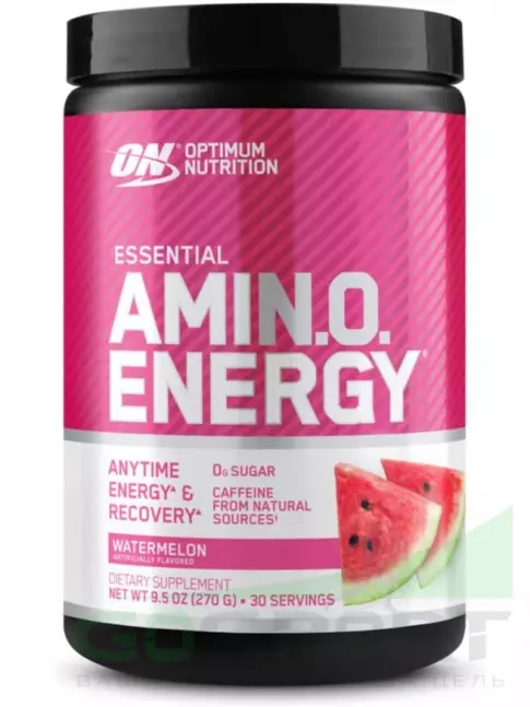 Аминокислоты Optimum Nutrition Essential Amino Energy 270 г, Арбуз Аминокислоты Optimum Nutrition Essential Amino Energy 270 г, Арбуз