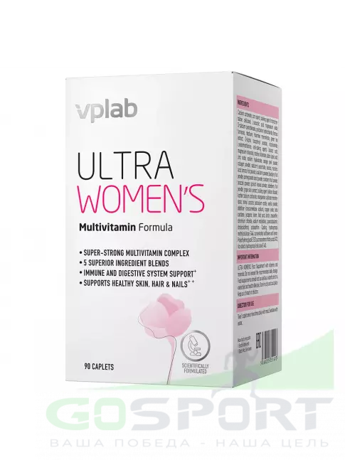 Витамины для женщин VP Laboratory ULTRA WOMEN'S 90 каплет Витамины для женщин VP Laboratory ULTRA WOMEN'S 90 каплет