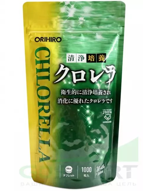 Для иммунитета Orihiro Хлорелла 1000 таблеток Для иммунитета Orihiro Хлорелла 1000 таблеток