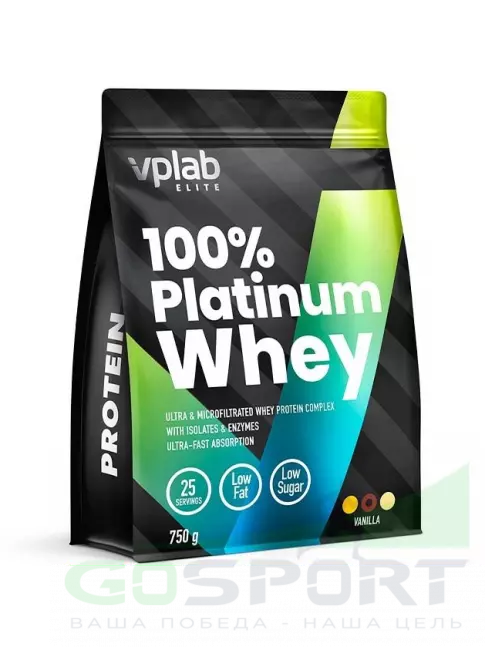 Комплексный протеин VP Laboratory 100% PLATINUM WHEY 750 г, Ваниль Комплексный протеин VP Laboratory 100% PLATINUM WHEY 750 г, Ваниль