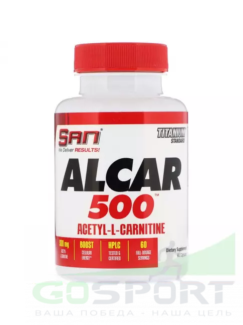 L-Карнитин в капсулах SAN ALCAR 500 60 капсул L-Карнитин в капсулах SAN ALCAR 500 60 капсул