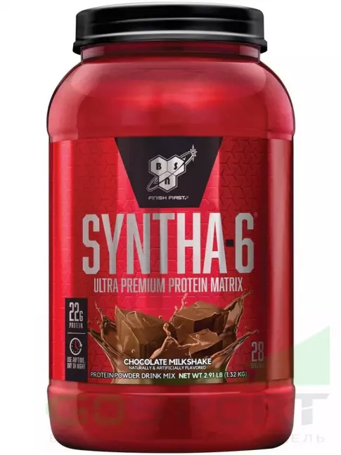 Комплексный протеин BSN SYNTHA-6 1320 г, Шоколадно-молочный коктейль