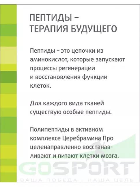 Пептиды Хавинсона Цитамины Церебрамин Про 2 x 30 капсул Пептиды Хавинсона Цитамины Церебрамин Про 2 x 30 капсул