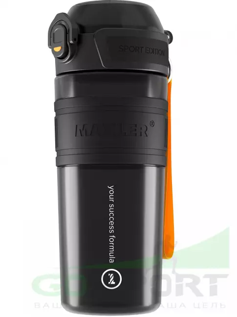 Шейкер 700 мл MAXLER Shaker Bottle Sport Edition 750 мл, Черный Шейкер 700 мл MAXLER Shaker Bottle Sport Edition 750 мл, Черный