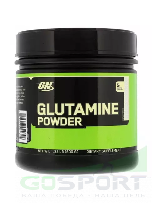 L-Глютамин Optimum Nutrition Glutamine Powder 600 г, Натуральный L-Глютамин Optimum Nutrition Glutamine Powder 600 г, Натуральный
