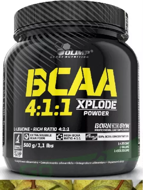 BCAA 4:1:1 OLIMP BCAA 4:1:1 XPLODE POWDER 500 г, Груша BCAA 4:1:1 OLIMP BCAA 4:1:1 XPLODE POWDER 500 г, Груша