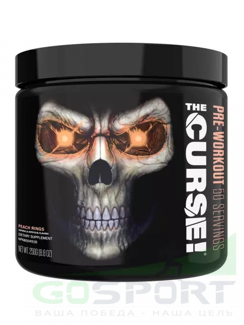 Предтреник в порошке Cobra Labs The Curse 250 г, Персиковые кольца Предтреник в порошке Cobra Labs The Curse 250 г, Персиковые кольца