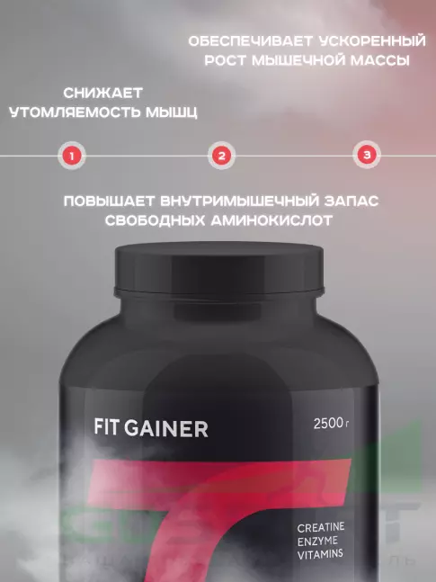 Гейнер Академия-Т Fit Gainer 2500 г, Ваниль Гейнер Академия-Т Fit Gainer 2500 г, Ваниль