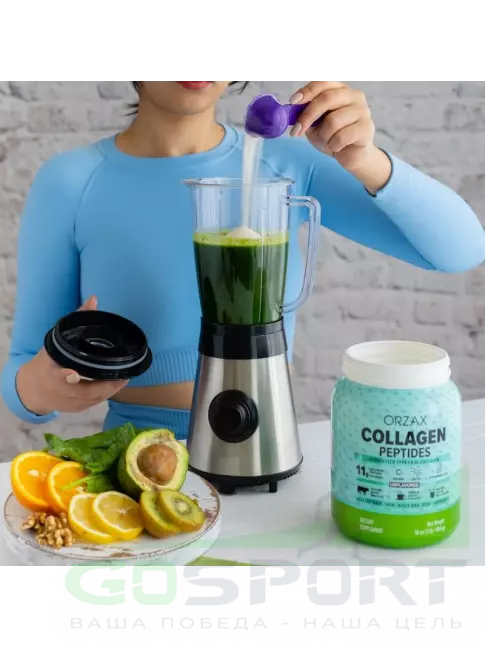 Коллаген гидролизованный Orzax Collagen Powder 454 г, Натуральный