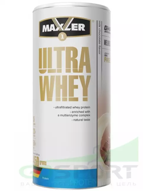 Сывороточный протеин MAXLER Ultra Whey 450 г, Молочный шоколад Сывороточный протеин MAXLER Ultra Whey 450 г, Молочный шоколад