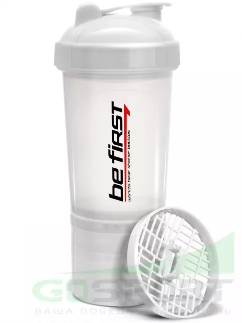Шейкер 600 мл Be First Shaker 3in1 TS1352 500 мл, Белый