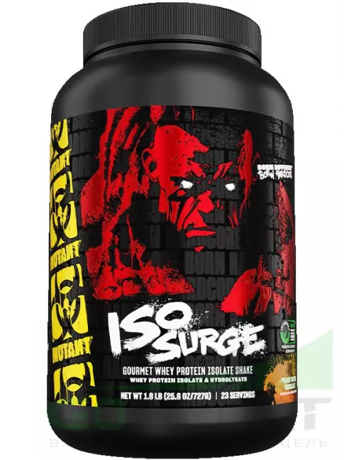 Изолят протеина Mutant Iso Surge 727 г, Шоколад с арахисовым маслом Изолят протеина Mutant Iso Surge 727 г, Шоколад с арахисовым маслом