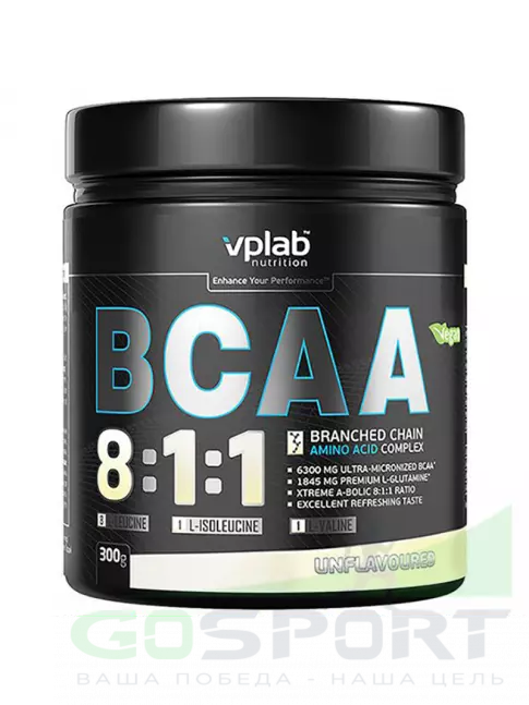 BCAA  8:1:1 VP Laboratory BCAA 8:1:1 300 гр, Нейтральный