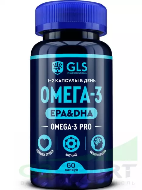 Омега-3 GLS pharmaceuticals Омега-3 60 капсул