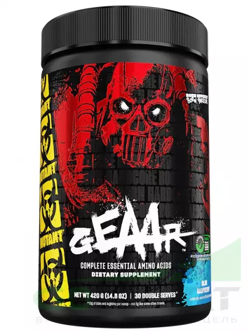 Аминокислоты Mutant GEAAR 420 г, Голубая малина