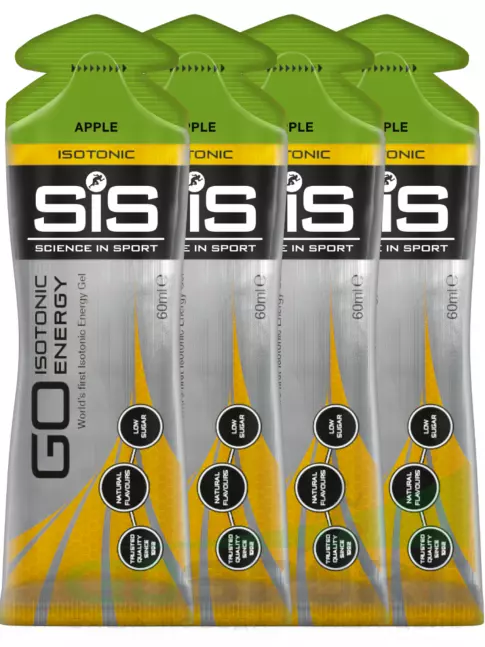 Гель питьевой SCIENCE IN SPORT (SiS) GO Isotonic Energy Gels 4 x 60 мл, Яблоко Гель питьевой SCIENCE IN SPORT (SiS) GO Isotonic Energy Gels 4 x 60 мл, Яблоко