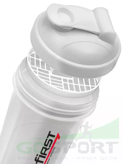 Шейкер 600 мл Be First Shaker 3in1 TS1352 500 мл, Белый