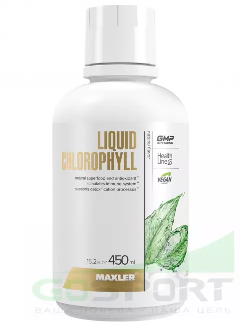 Комплексные антиоксиданты MAXLER Liquid Chlorophyll 450 мл, Натуральный Комплексные антиоксиданты MAXLER Liquid Chlorophyll 450 мл, Натуральный