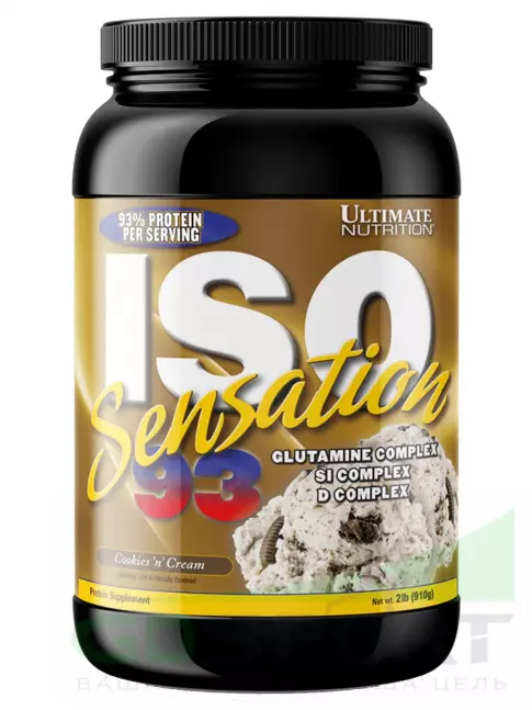 Изолят протеина Ultimate Nutrition ISO Sensation 93 910 г, Печенье с кремом