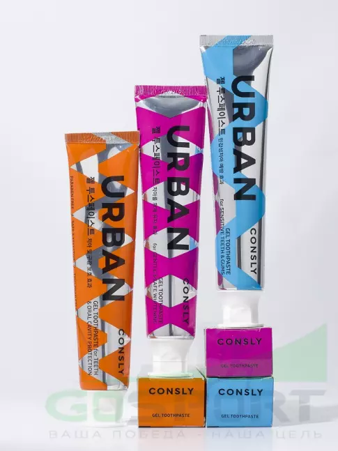 Зубные пасты и ополаскиватели CONSLY URBAN Sensitive Care Gel Toothpaste 105 г