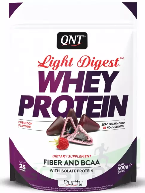 Комплексный протеин QNT Light Digest Whey Protein 500 г, Кьюбердон Комплексный протеин QNT Light Digest Whey Protein 500 г, Кьюбердон