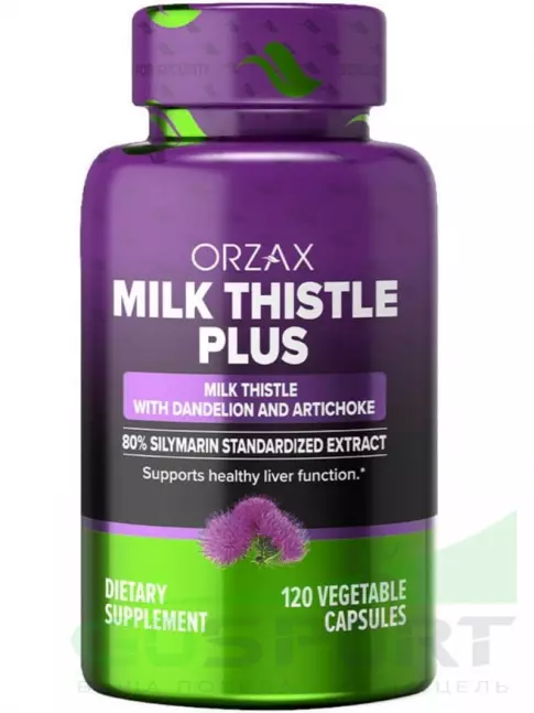 Экстракты Orzax Milk Thistle Plus 120 веган капсул Экстракты Orzax Milk Thistle Plus 120 веган капсул