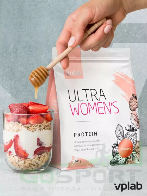 Сывороточный протеин VP Laboratory Ultra Women`s Protein 500 г, Клубника Сывороточный протеин VP Laboratory Ultra Women`s Protein 500 г, Клубника
