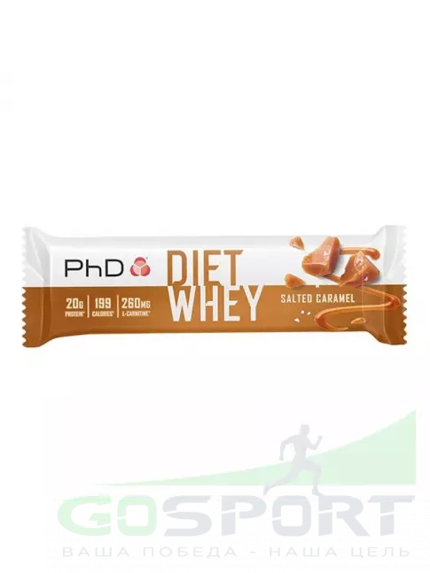 Протеиновый батончик PhD Nutrition Diet Whey Bar 63 г, Соленая карамель