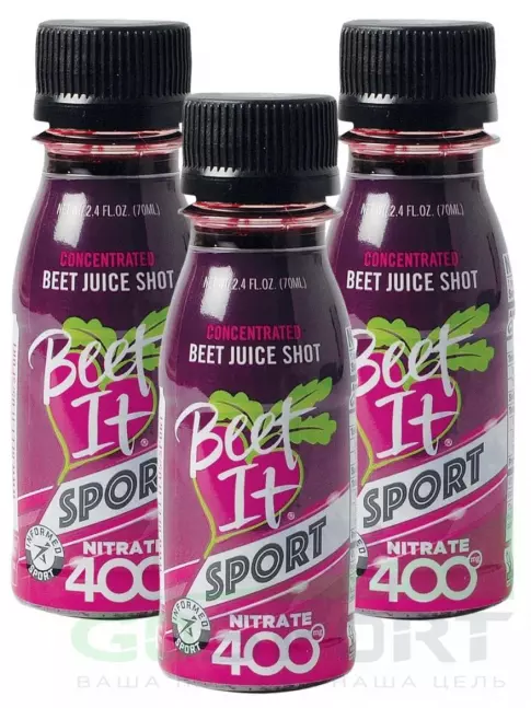 Нитраты Beet IT Sport Nitrate 400 3 х 70 мл, Свекла и лимон Нитраты Beet IT Sport Nitrate 400 3 х 70 мл, Свекла и лимон