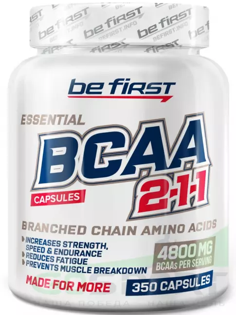 BCAA Be First BCAA Capsules 2:1:1 350 капсул BCAA Be First BCAA Capsules 2:1:1 350 капсул