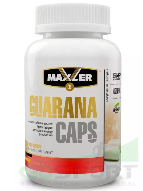 Гуарана MAXLER Guarana 1500 90 капсул