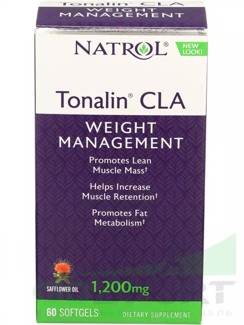 CLA, КЛА Natrol Tonalin CLA 1200 mg 60 капсул CLA, КЛА Natrol Tonalin CLA 1200 mg 60 капсул