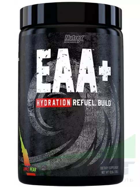 Незаменимые аминокислоты Nutrex EAA+ HYDRATION 390 г, Яблоко и груша Незаменимые аминокислоты Nutrex EAA+ HYDRATION 390 г, Яблоко и груша