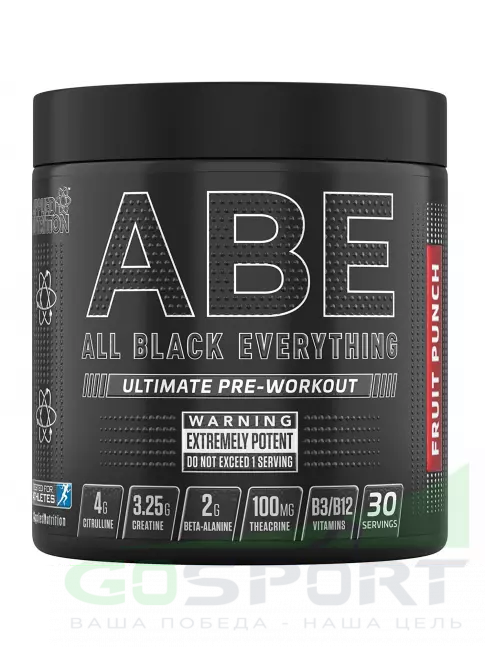 Предтреник в порошке APPLIED NUTRITION ABE - Pre-Workout 315 г, Фруктовый Пунш