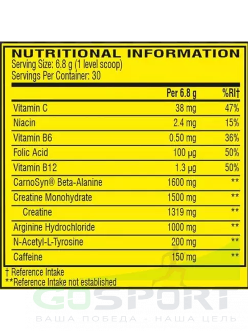 Предтреник в порошке Cellucor C4 Pre-Workout 195 г, Арбуз Предтреник в порошке Cellucor C4 Pre-Workout 195 г, Арбуз